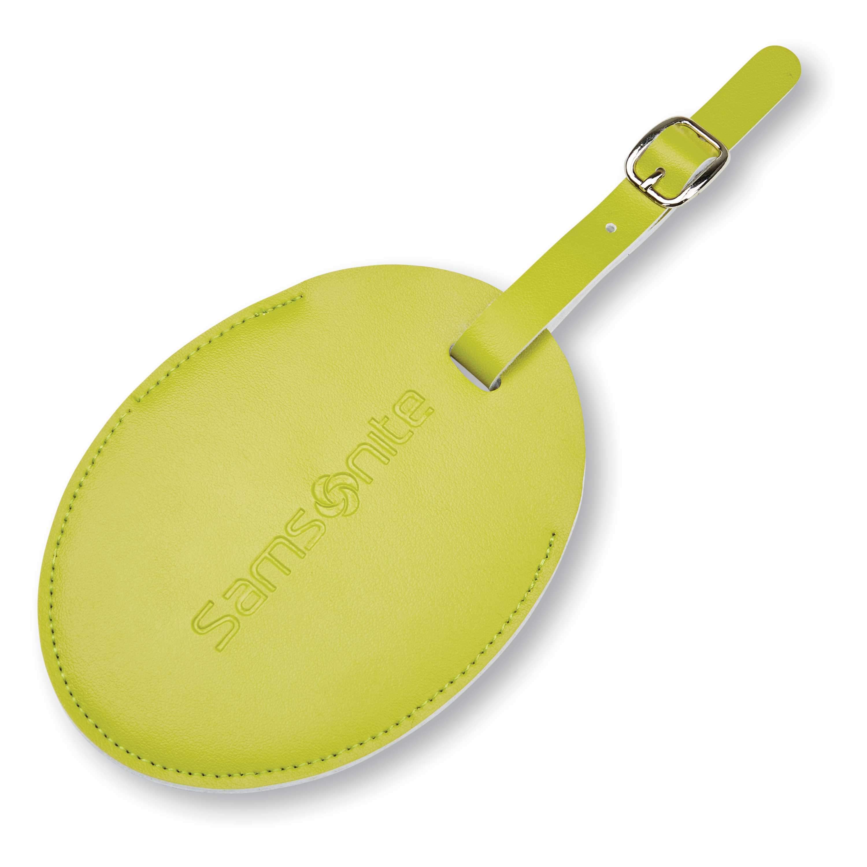 Samsonite Large Oval Vinyl ID Tag